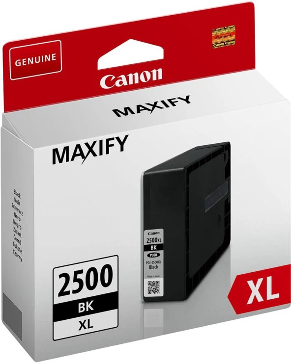 Canon PGI-2500XL BK Black Siyah Mürekkep Kartuş MB4050-5050-5350 ürün görseli 1