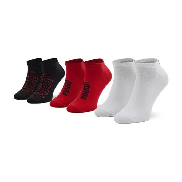 Puma 90798804 Graphic Sneaker 3P Erkek Spor Çorap ürün görseli 1