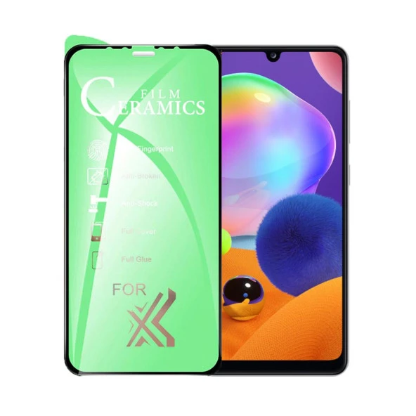 Samsung Galaxy A31 Uyumlu Ekran Koruyucu 9D Seramik Nano Tam Kaplayan Kavisli ürün görseli 1