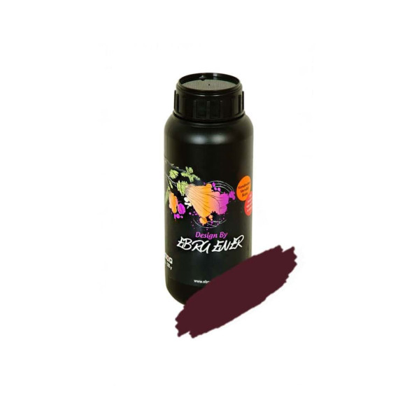 Ebru Ener Anka Vernikli Genel Yüzey Boyası Koyu Bordo 500 gr. ürün görseli 1