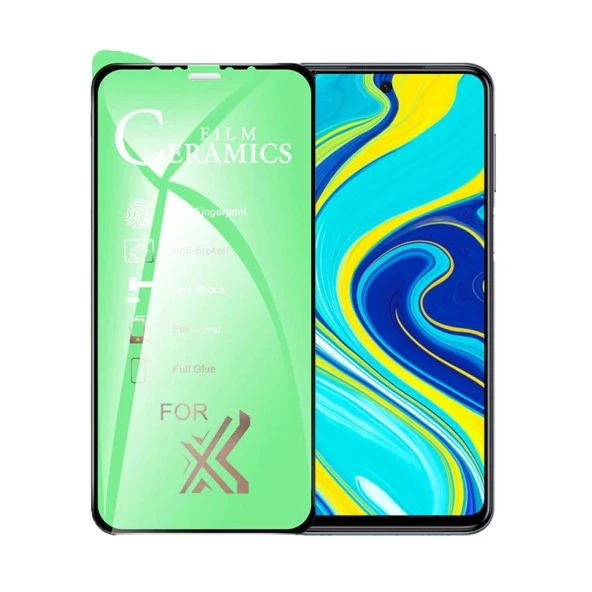 Xiaomi Redmi Note 9S Uyumlu Ekran Koruyucu 9D Seramik Nano ürün görseli 1