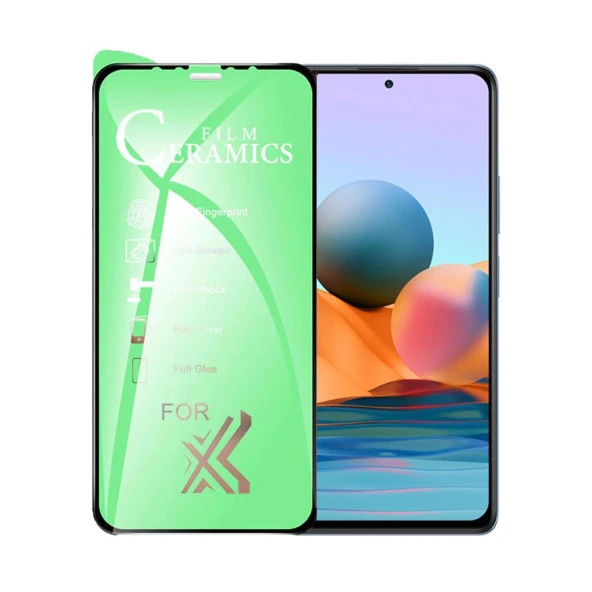 Xiaomi Redmi Note 10 Pro Uyumlu Ekran Koruyucu 9D Seramik Nano ürün görseli 1