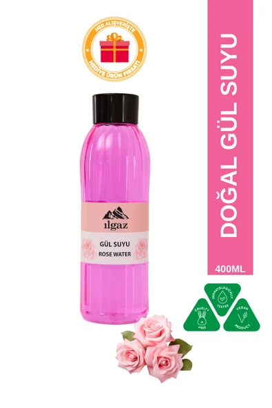Doğal Gül Suyu 400 Ml - Cilt İçin Tonik Etkili Saf ve Doğal Bakım ürün görseli 1