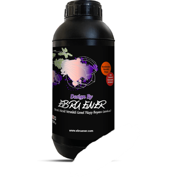 Ebru Ener Anka Vernikli Genel Yüzey Boyası Beyaz 1000 gr. ürün görseli 1