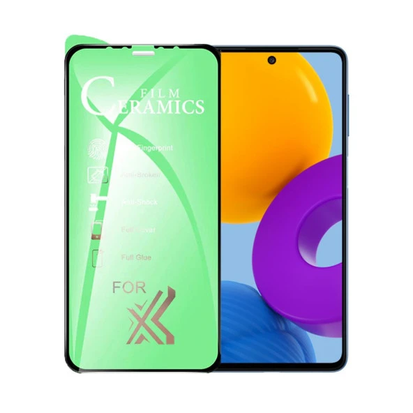 Samsung Galaxy M52 Uyumlu Ekran Koruyucu 9D Seramik Nano Tam Kaplayan Kavisli ürün görseli 1