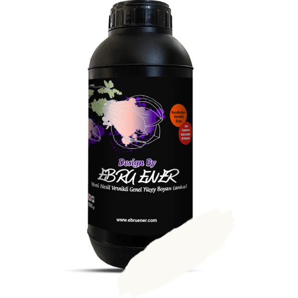 Ebru Ener Anka Vernikli Genel Yüzey Boyası Eskimiş Beyaz 1000 gr. ürün görseli 1