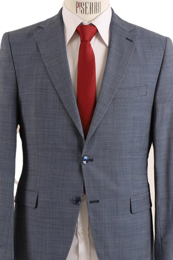 Slim Fit Takım Elbise - Resim 4