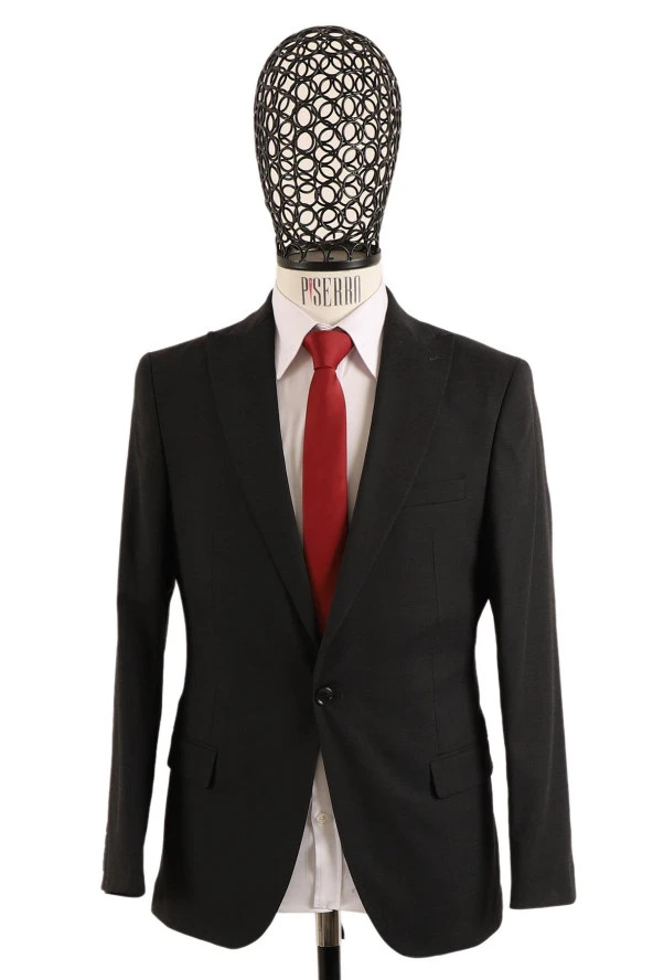Slim Fit Takım Elbise - Resim 3