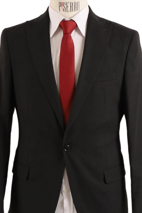 Slim Fit Takım Elbise - Resim 4