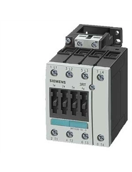Siemens Sirius Kontaktör 3RT1336-1AP00 39 kW/400V 60A 230VAC 400V S2 Boy 4 Kutuplu AC-1 Muadil 3RT2336-1AP00 ürün görseli 1