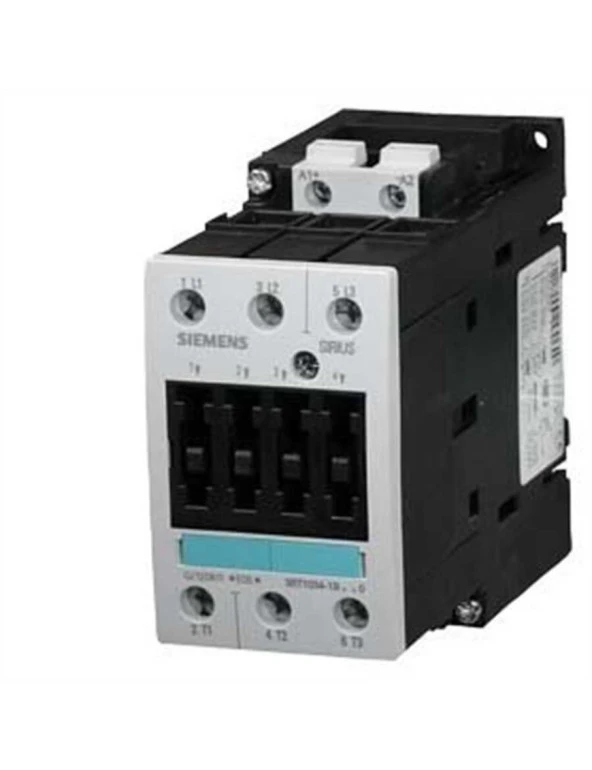 Siemens 3Rt1036 1Bb40 Sirius Kontaktor Vida Bağlantılı 24 V Dc 22Kw 50A ürün görseli 1
