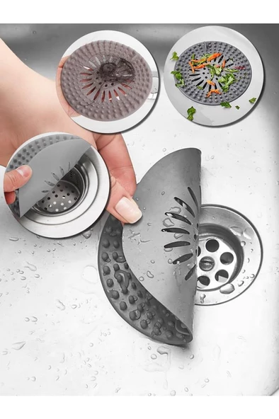 Mithra Life Yuvarlak Silikon Süzgeçli Lavabo Tıpası MIT1068 ürün görseli 1