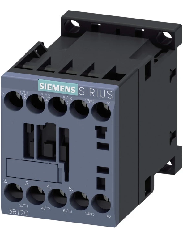Siemens Sirius Kontaktör 3RT2018-1AP01 7.5kW 16A 230VAC 1NO Vida Bağlantılı S00 Boy 3 Kutuplu AC-3E/AC3 ürün görseli 1