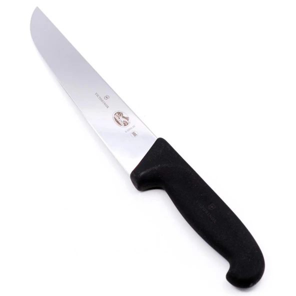 Victorinox Fibrox 20cm Kasap Kelle Bıçağı 5.5203.20 Siyah ürün görseli 1