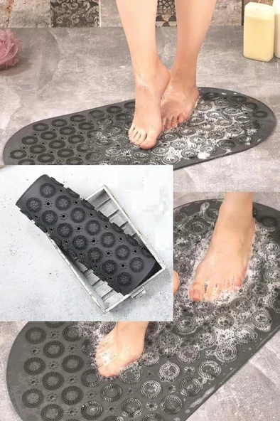Mithra Life Kaydırmaz Vantuzlu Silikon Banyo Paspası MIT1069 ürün görseli 1