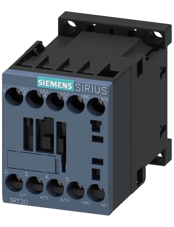Siemens Sirius Kontaktör 3RT2015-1BB41 3kW 7A 24VDC 1NO Vida Bağlantılı S00 Boy 3 Kutuplu AC-3E/AC3 ürün görseli 1
