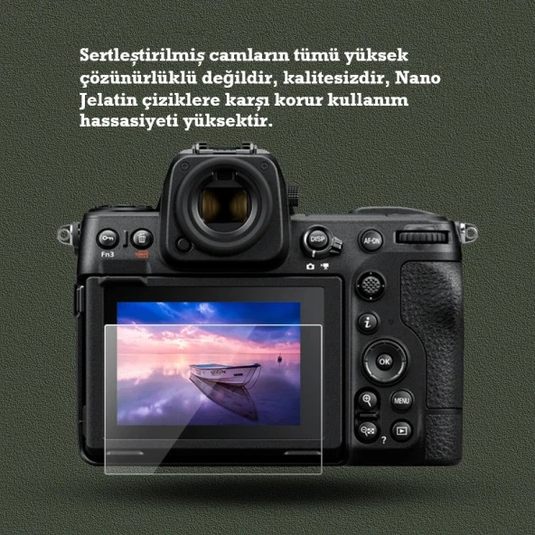 Tfy Store Canon EOS R7 Uyumlu 3 Adet Fotograf Makinesi Için Lcd Ekran Koruyucu Nano Jelatin ürün görseli 1