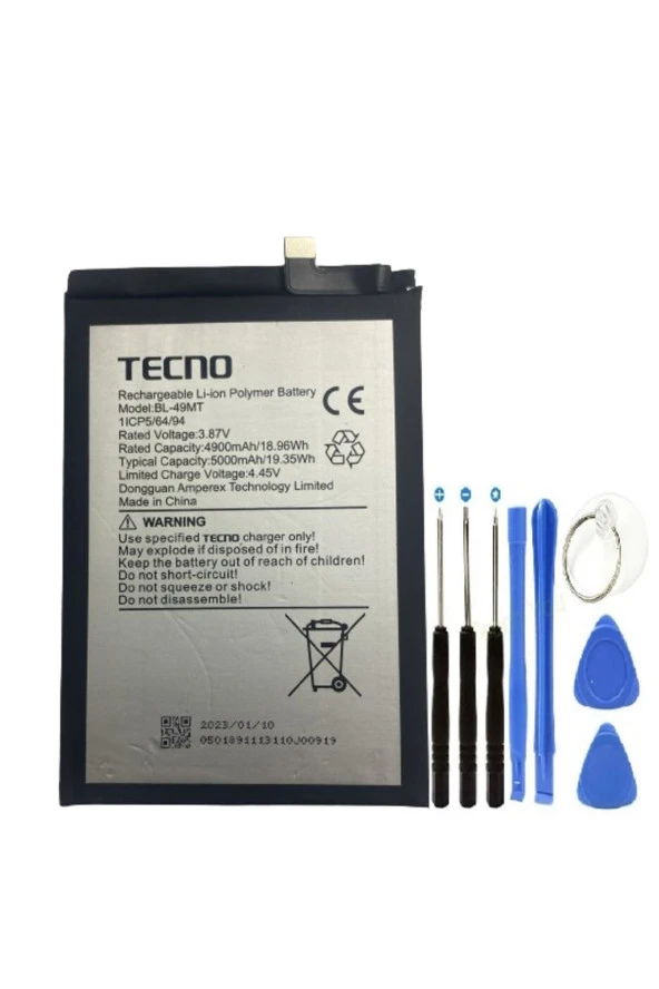Tecno Camon 15 CD6 Pil Batarya + Tamir Seti ürün görseli 1