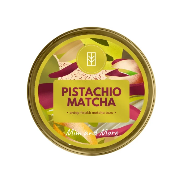 Mim and More Pistachio Matcha Antep Fıstığı Aromalı Matcha 25 Gr ürün görseli 1