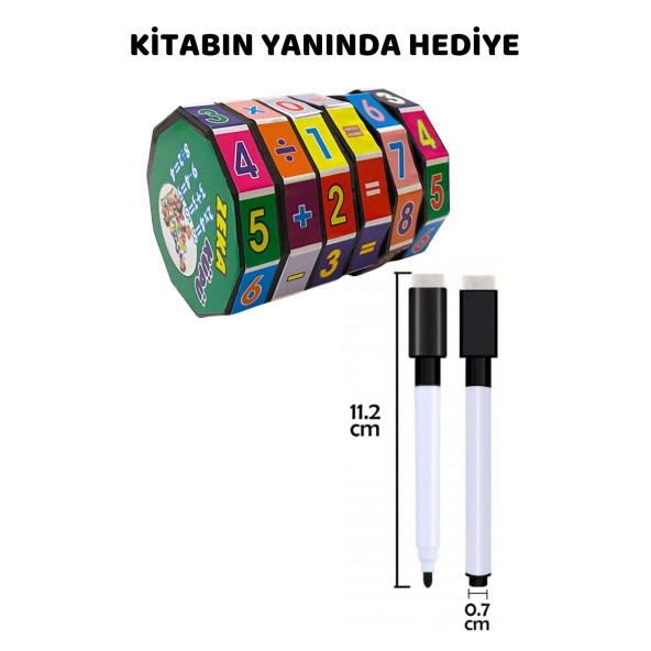 Çocuklara Dört İşlem YAZ-SİL Kitabı - Resim 8