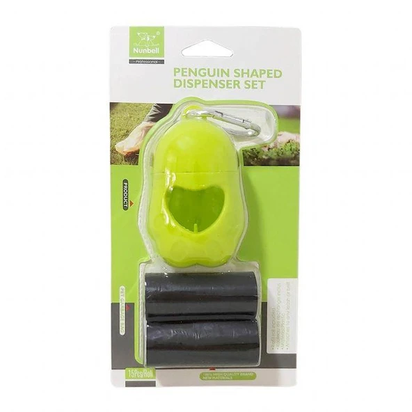 Nunbell Köpek Dışkı Torbası Kutusu Yedekli - Resim 4