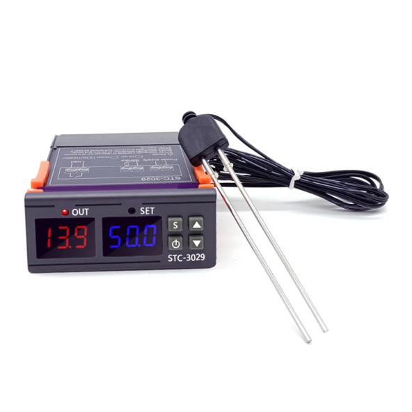 YATE10 STC-3029 220V-10A Toprak Nem Kontrol Cihazı ürün görseli 1