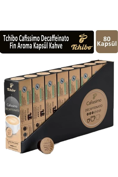 Tchibo Cafissimo Caffe Crema Decaffinated Kapsül Kahve x 8 Adet ürün görseli 1