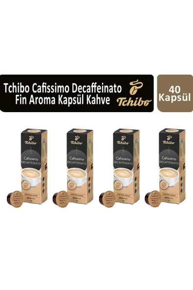 Tchibo Cafissimo Caffe Crema Decaffinated Kapsül Kahve x 4 Adet ürün görseli 1
