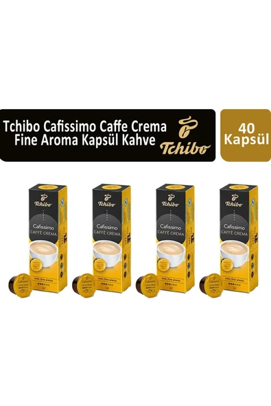 Tchibo Cafissimo Caffe Crema Fine Aroma Kapsül Kahve x 4 Adet ürün görseli 1