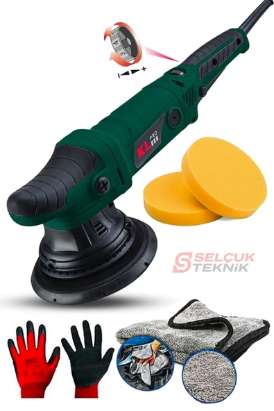 Klpj7171 720 W 150 mm Profesyonel Orbital Polisaj Makinesi Yedek Kömür Hediyeli ürün görseli 1