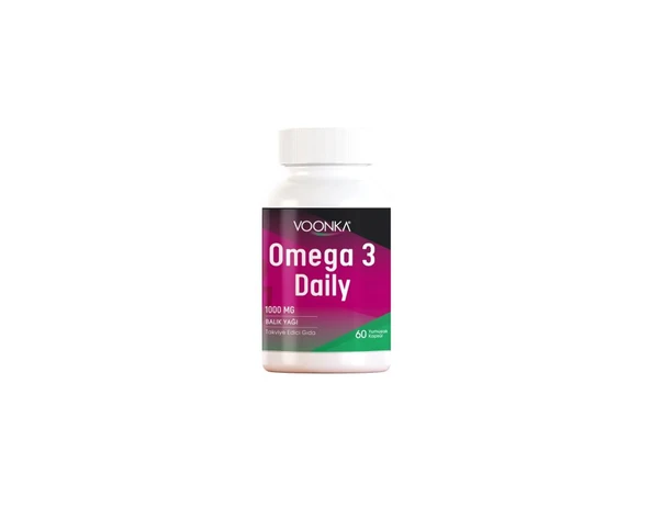 Voonka Omega 3 Daily 60 Yumuşak Kapsül ürün görseli 1
