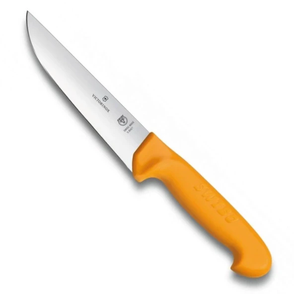 Victorinox Swibo 18cm Kasap Kelle Bıçağı 5.8421.18 Turuncu ürün görseli 1