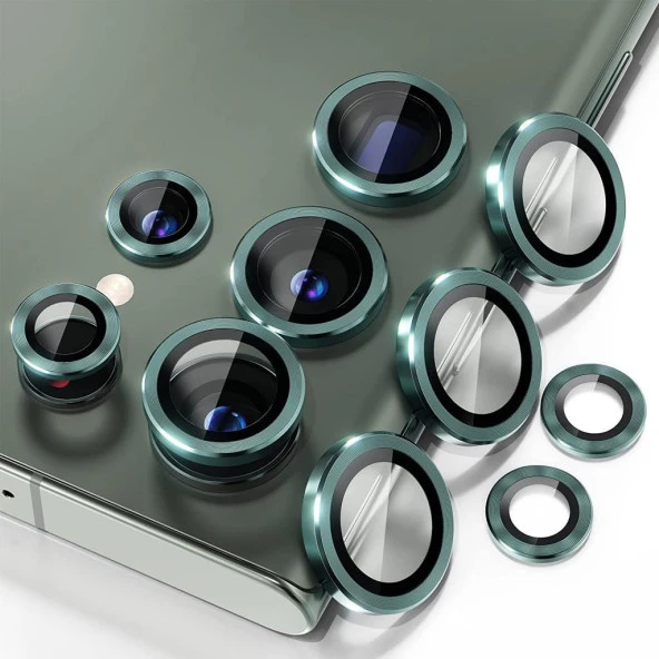 Samsung Galaxy S23 Ultra İle Uyumlu Kamera Koruyucu Green ürün görseli 1