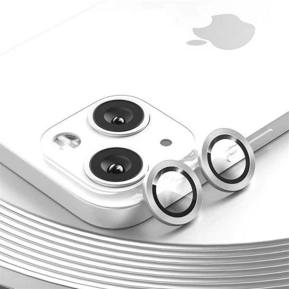 Apple iPhone 14 Plus Mercek Lens Kamera Koruyucu GRİ ürün görseli 1