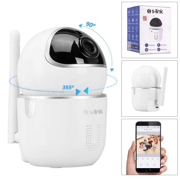 S-LİNK SL-EG15 Ip Smart Akıllı Güvenlik Kamerası 1mp 3.6mm ürün görseli 1