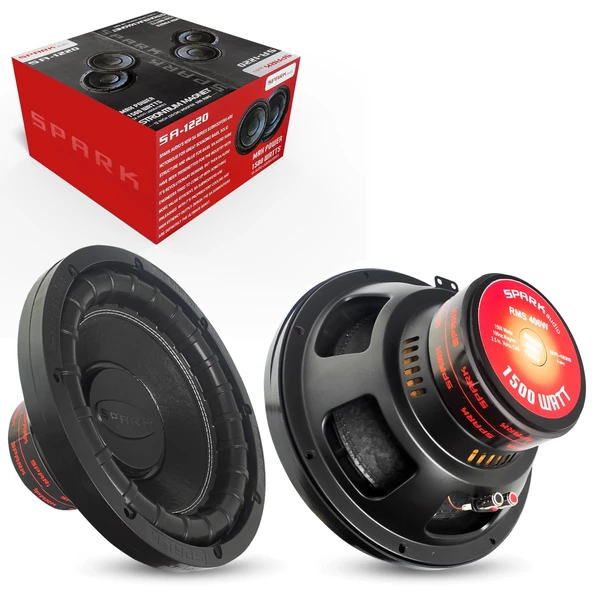 SPARK SA-1220 Oto Bass Subwoofer 30cm 1500 Watt 1 Adet ürün görseli 1