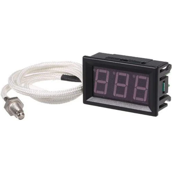 XH-B310 12V K tipi M6 Termokupl Dijital Termometre - Kırmızı ürün görseli 1