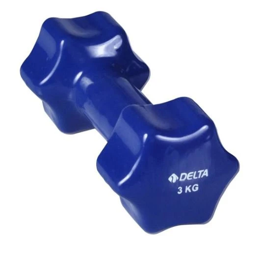 Delta Vınyl Deluxe Pvc Kaplama Demir Dambıl 3 Kg ürün görseli 1