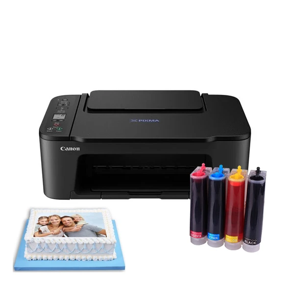 Canon E3640 Wıfı Bitmeyen Kartuşlu Resimli Pasta Yazıcısı ürün görseli 1