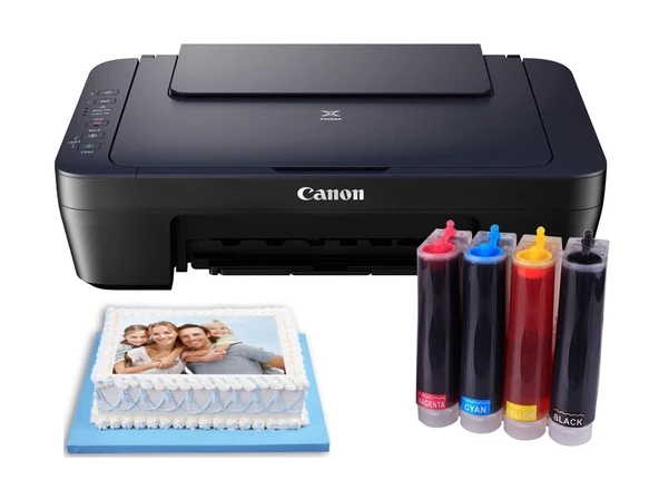 Canon E414 Bitmeyen Kartuşlu Resimli Pasta Yazıcısı ürün görseli 1
