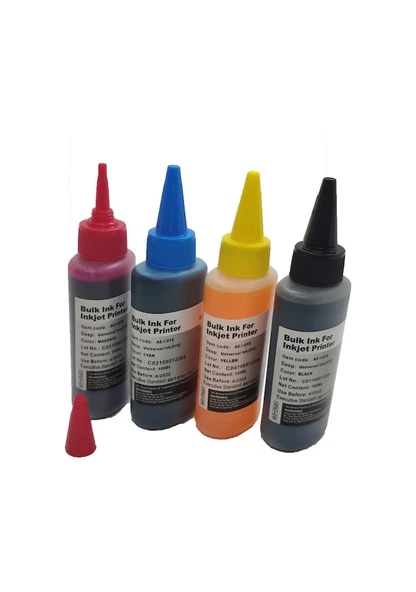 Canon Pixma Muadil Mürekkep 4x100ml Tüm Renkler ürün görseli 1