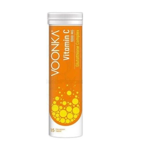 Voonka Vitamin C 1000mg Glutathione Complex 15 Efervesan ürün görseli 1