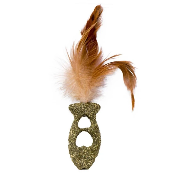 Eastland Catnipli Tüylü Balık Kedi Oyuncağı 6,5x3,5 cm ürün görseli 1