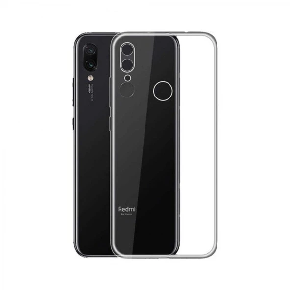 Xiaomi Redmi Note 7 İle Uyumlu Kılıf Şeffaf Silikon Kamera Korumalı 3D ürün görseli 1