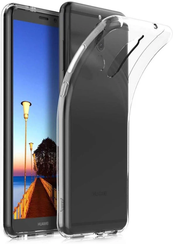 Huawei Mate 10 Lite Kılıf Şeffaf Silikon Kamera Korumalı 3D Tıpalı ürün görseli 1