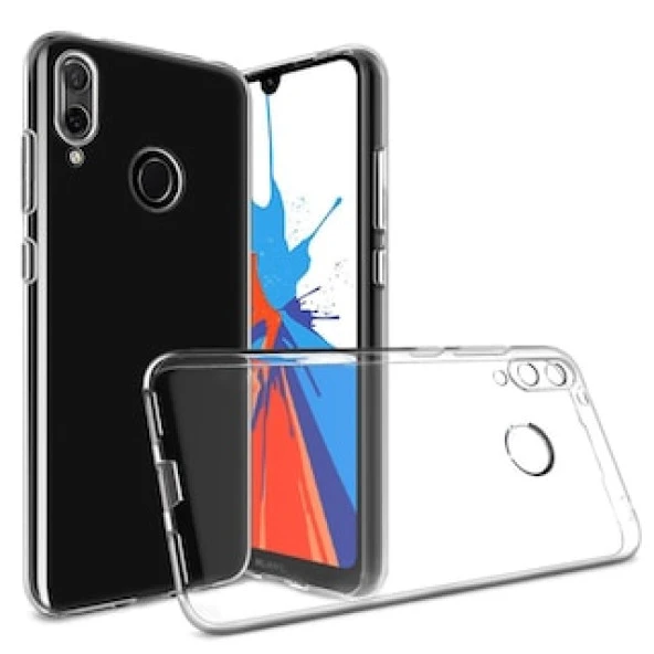 Huawei P20 Lite İle Uyumlu Kılıf Şeffaf Silikon Kamera Korumalı 3D ürün görseli 1