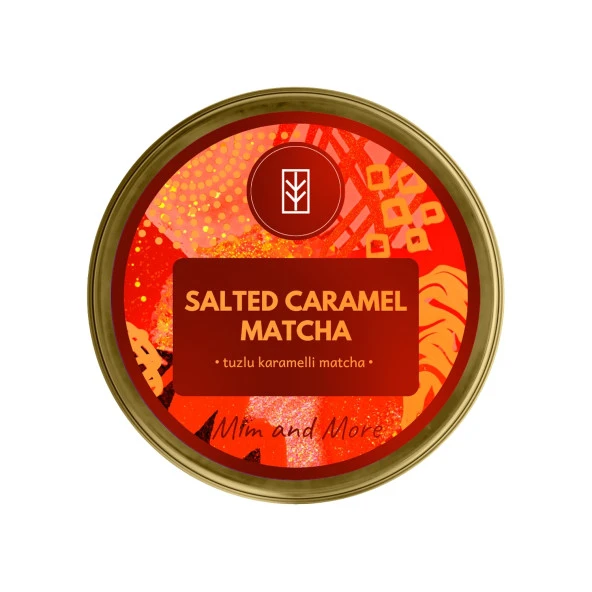 Mim and More Salted Caramel Matcha Tuzlu Karamel Aromalı Matcha 25 Gr ürün görseli 1
