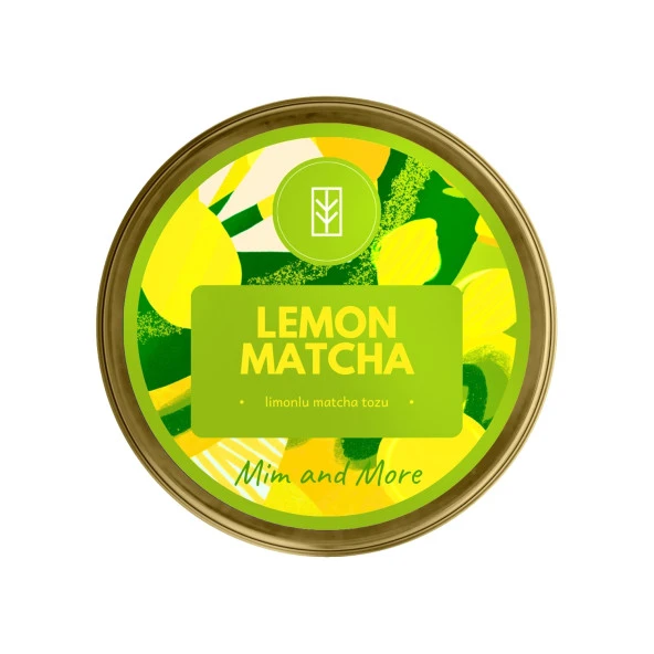 Mim and More Lemon Matcha Limon Aromalı Matcha 25 Gr ürün görseli 1