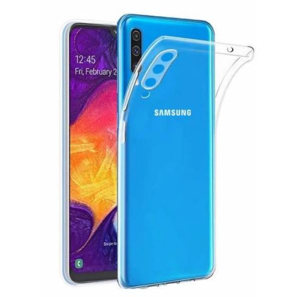 Samsung A30S İle Uyumlu Kılıf Şeffaf Silikon Kamera Korumalı 3D ürün görseli 1