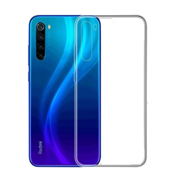 Xiaomi Redmi Note 8 İle Uyumlu Kılıf Şeffaf Silikon Kamera Korumalı 0,30 mm ürün görseli 1